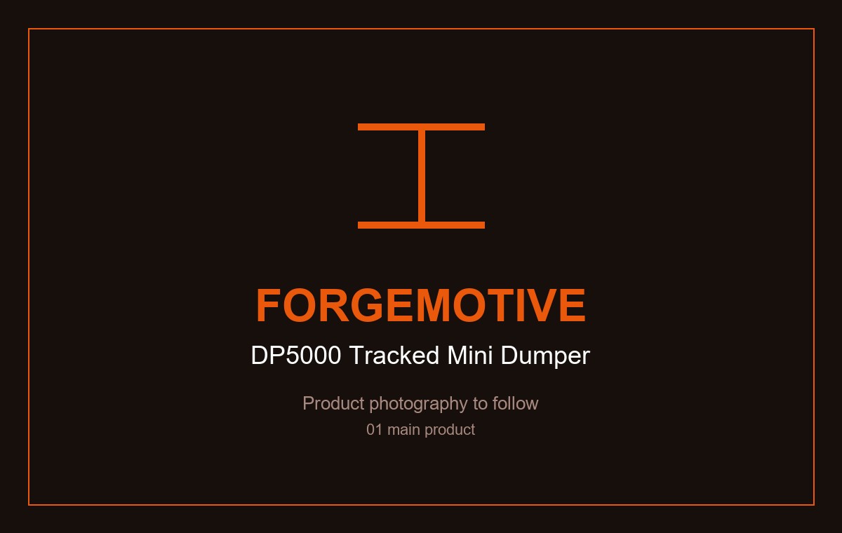 ForgeMotive DP5000 500 kg Tracked Mini Dumper