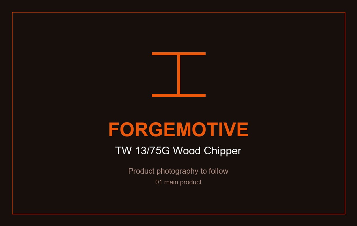 ForgeMotive TW 13/75G Petrol Wood Chipper